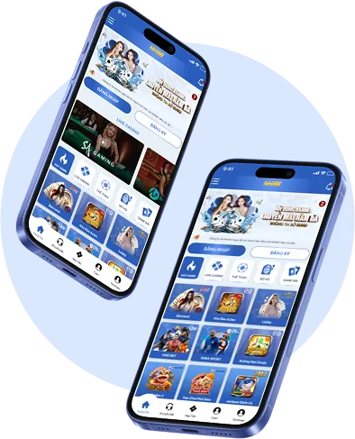 Điện thoại di động hiển thị ứng dụng ok365vip app với giao diện cá cược thể thao