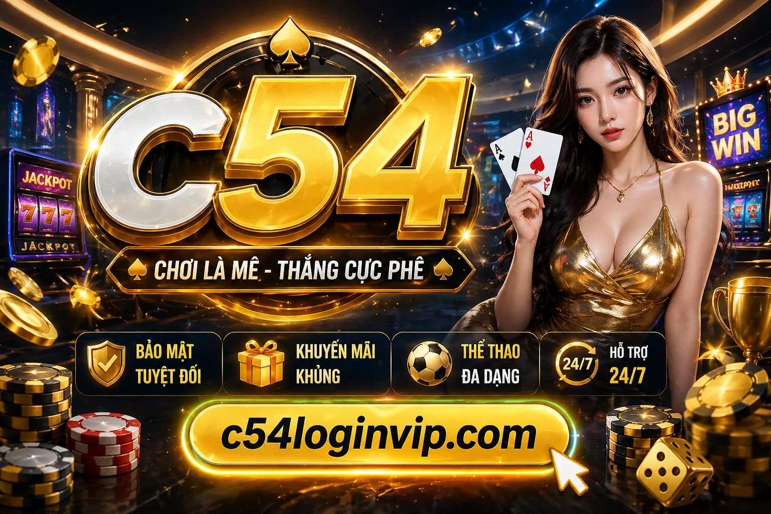 Sân vận động với trận đấu bóng đá trực tiếp, khán giả hò reo, logo ok365vip app